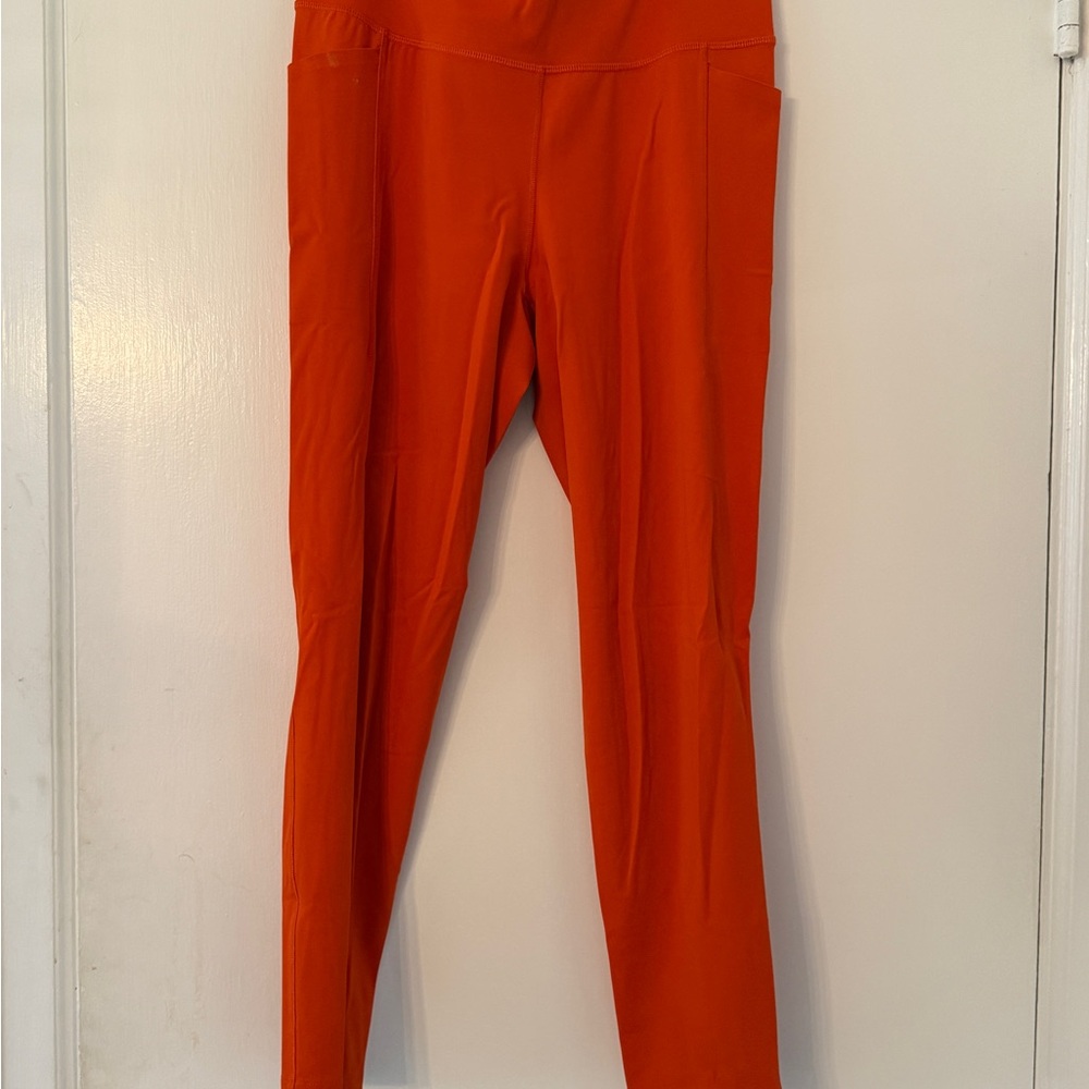 CALIA by Carrie Underwood Fiery Orange Leggings